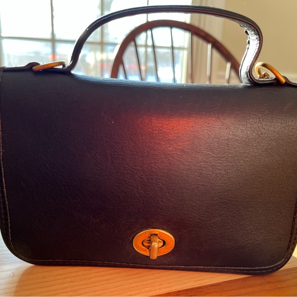 Coach Casino 9924 Black Leather Crossbody Bag - Picture 3 of 14